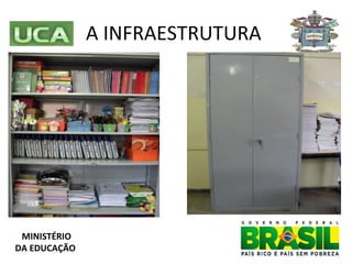 A INFRAESTRUTURA  MINISTÉRIO DA EDUCAÇÃO 