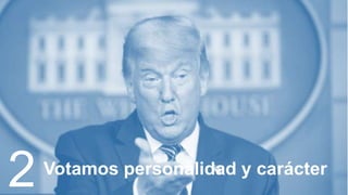 Votamos personalidad y carácter
2
 