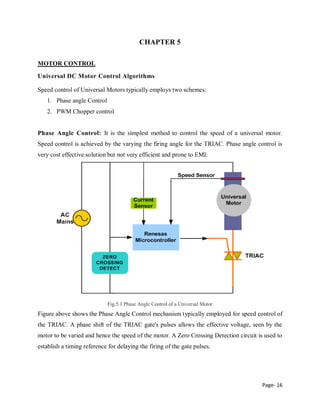 Major Project Synopsis Report on IoT based DC Motor Through a Web-site ...