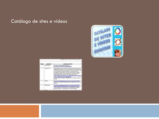 Catálogo de sites e vídeos
 