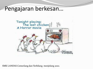 Pengajaran berkesan…




SMK LANDAS Cemerlang dan Terbilang menjelang 2010.
 