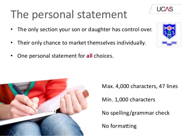 does your personal statement have to be 4000 characters