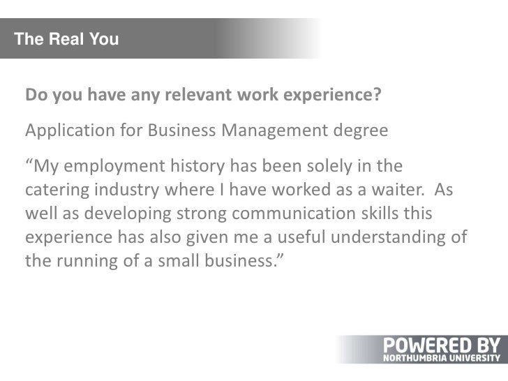 business personal statement
