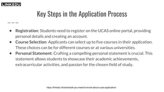 The most detailed UCAS application guide for British universities in ...