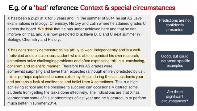 How to write a reference for ucas image