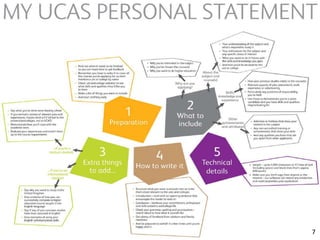 UCAS timeline Personal Statement ppt | PPTX