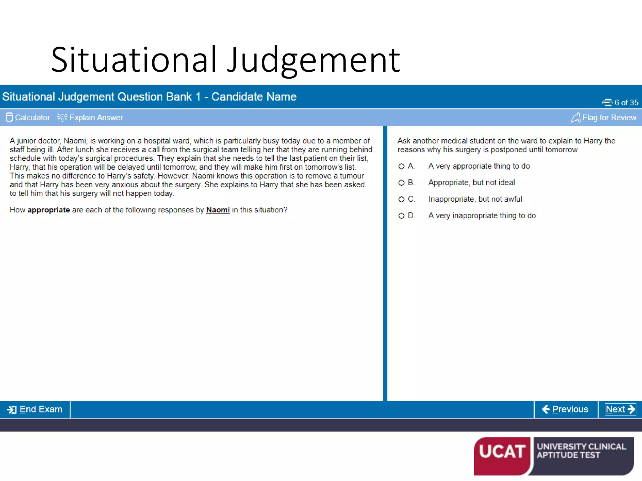 Ucat Format UCAT introduction - Parts and formats | PPTX