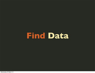 Find Data


Wednesday 20 March 13
 