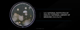 © U C C S U M M I T 2 0 1 9
U.S. NATIONAL INSTITUTES OF
HEALTH / NATIONAL LIBRARY OF
MEDICINE (NIH/NLM)
 