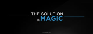 © U C C S U M M I T 2 0 1 9
MAGIC
THE SOLUTION
IS
 