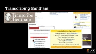 Transcribing Bentham

 