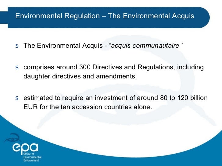 The Enforcement Of Environmental Law Policy And Sanction