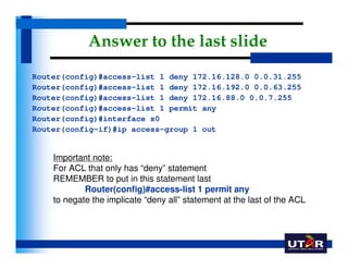 Uccn1003 -may09_-_lect09_-_access_control_list_acl_ | PDF