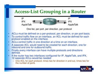 Acl In Router Uccn1003 -may09_-_lect09_-_access_control_list_acl_ | PDF