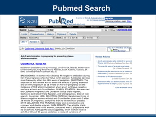 Pubmed Search 
 