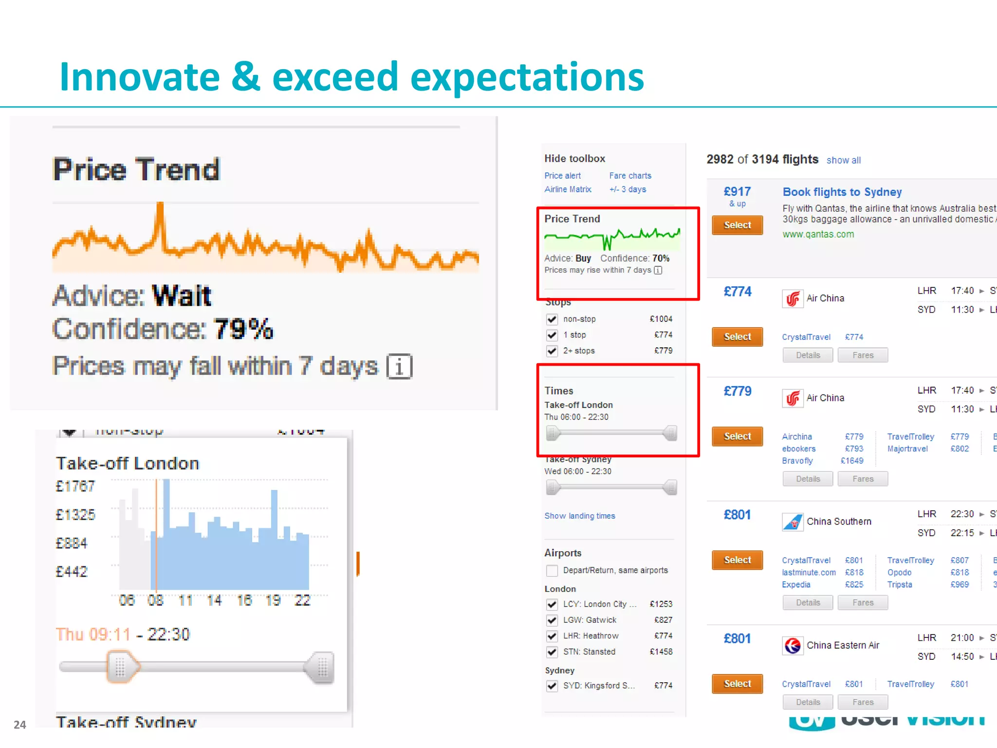 Innovate & exceed expectations

24

 