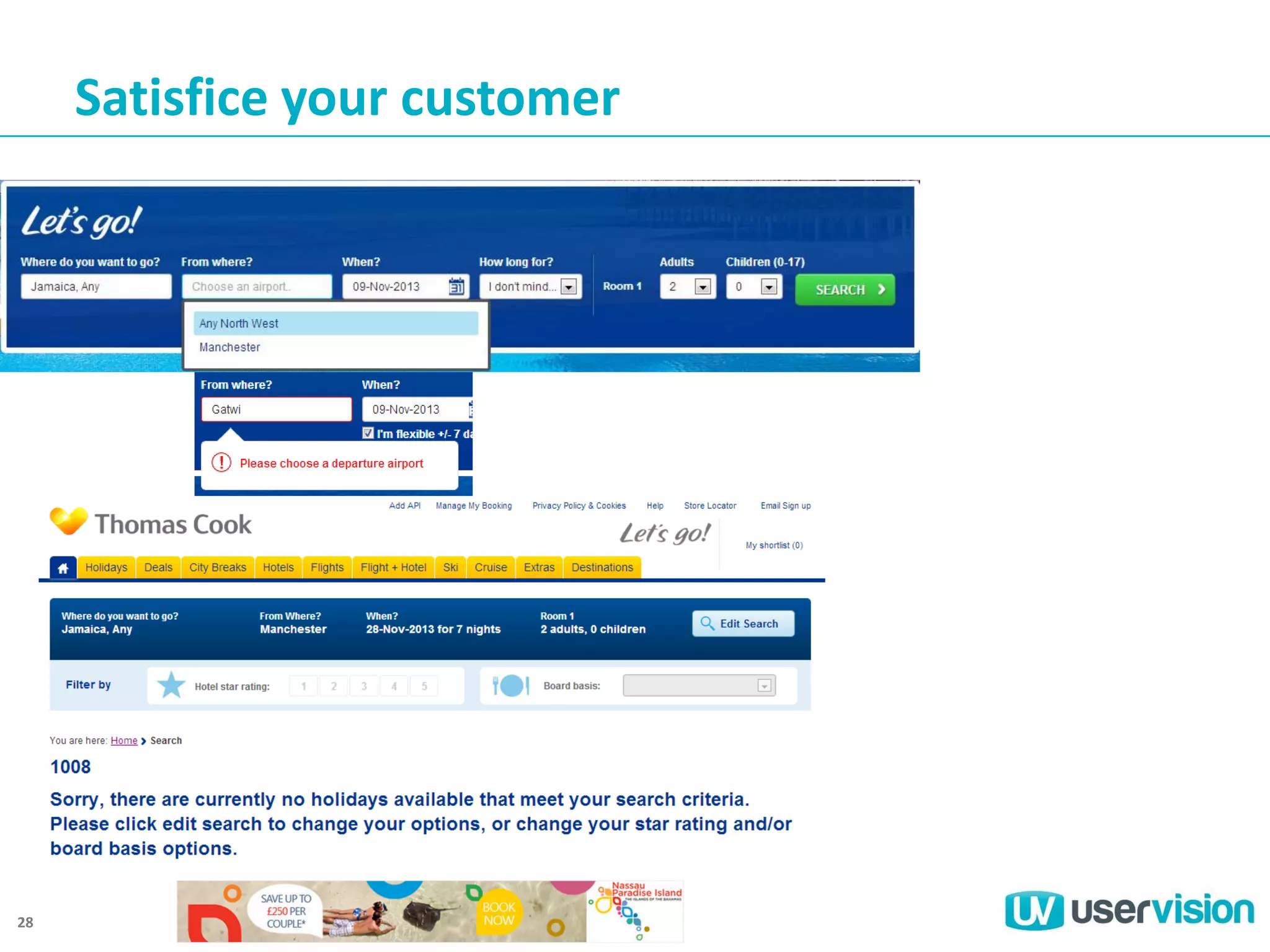 Satisfice your customer

28

 