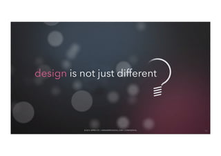 design is not just different 
© 2014 WIP©RO 20 L1T4D W | I PWROW LWTD.W | I PWRWOWD.WIGIIPTRAOLD.CIGOITMAL .|C COOM N FIDENTIAL 13 
 