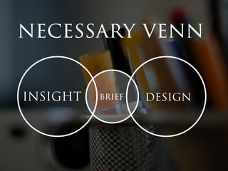 necessary venn 
INSIGHT brief design 
 