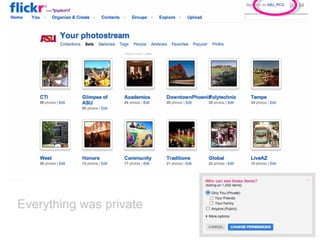 Everything was private 