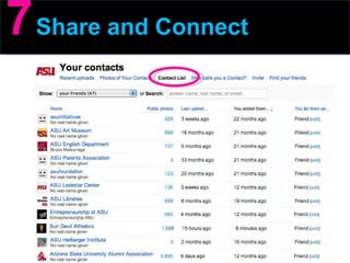 7   Share and Connect 