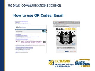 How to use QR Codes: Email
 