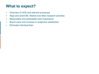 Modeling User Requirements