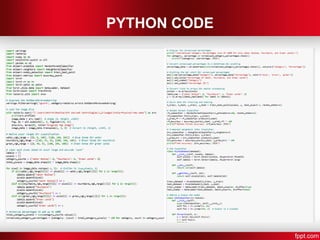 PYTHON CODE
 