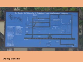 Site map zoomed in.
 