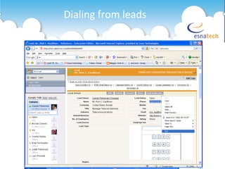 Dialing from leads 