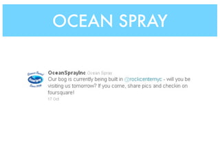 OCEAN SPRAY
 