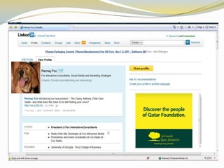 A new member joins Linkedin approximatelyevery 10 seconds.Probably the biggest difference between Facebook and Linkedin is the focus on introductions.
