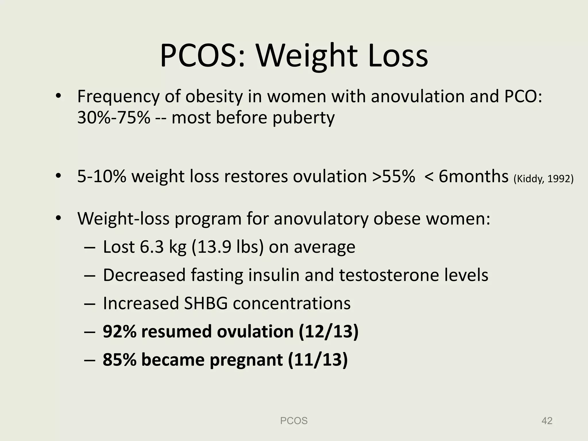 Polycystic Ovary Syndrome (PCOS) | PDF