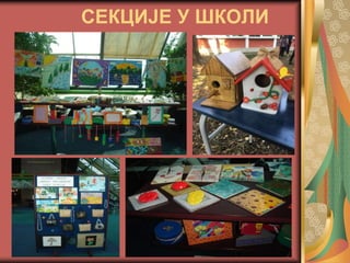 СЕКЦИЈЕ У ШКОЛИ
 