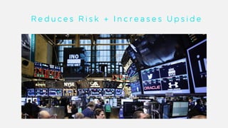 R e d u c e s R i s k + I n c r e a s e s U p s i d e
 
