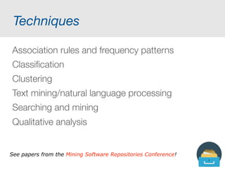 “Measuring programming
progress by lines of code is like
measuring aircraft building
progress by weight.”
 