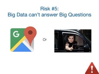 Risk #3:
Ethical concerns
Private, public, blurred spaces
Surveillance at the level of the individual
Opaque algorithms, opaque biases
[Tufecki, CSCW Keynote, 2015]
 