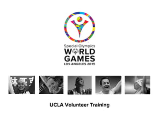 UCLA Volunteer Training
 