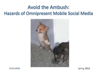 UCLA X425 Spring 2013
 