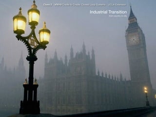 Class 2   V5018 Cradle to Cradle: Closed Loop Systems   UCLA Extension


                                       Industrial Transition
                                                        from country to city
 