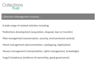 Understanding Collections Management | PPT