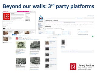 Beyond our walls: 3rd party platforms
 