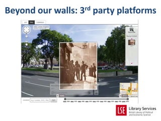 Beyond our walls: 3rd party platforms
 