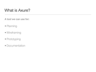 Prototyping with Axure for the web and beyond | KEY