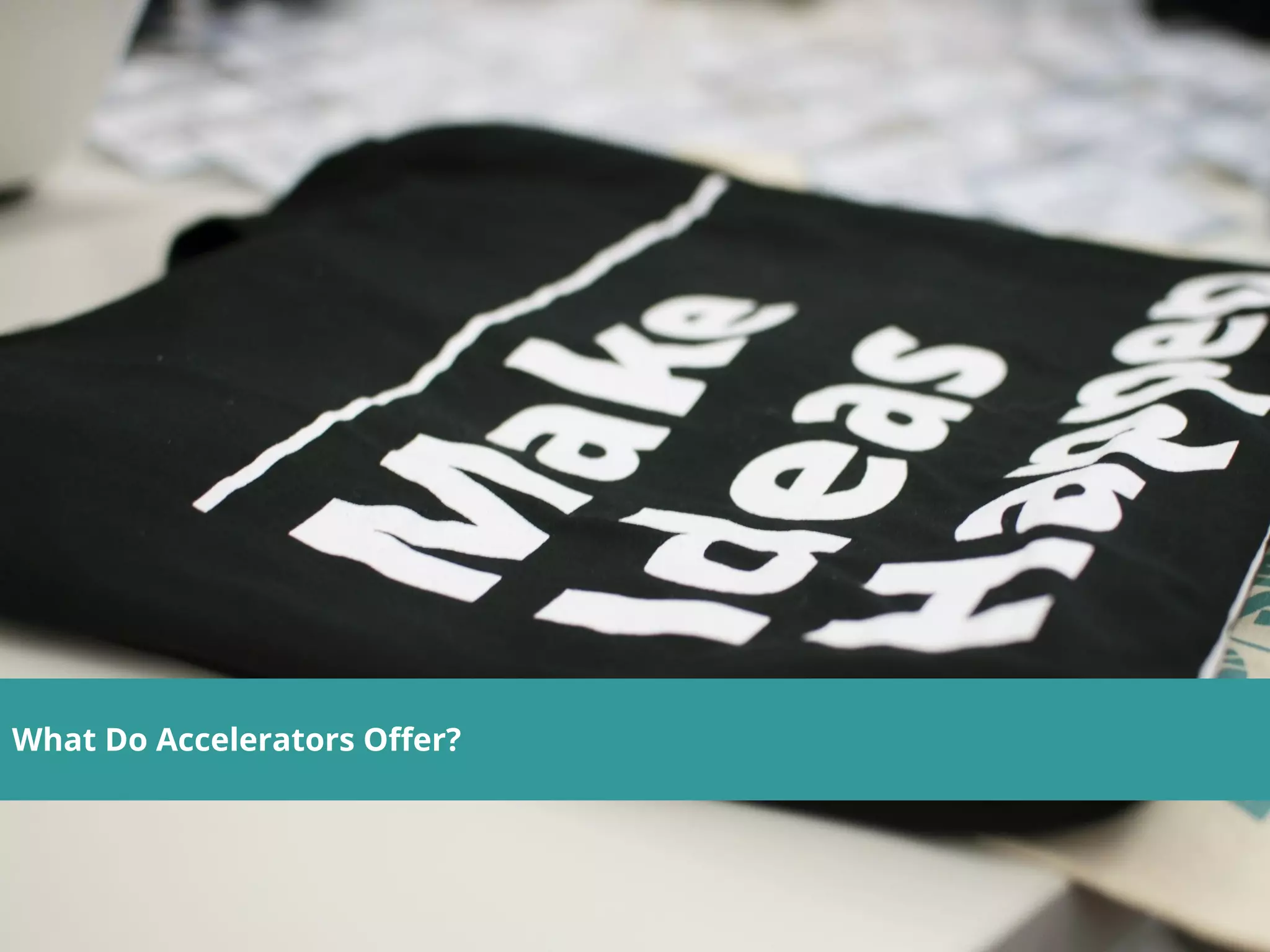 What Do Accelerators Offer?
 