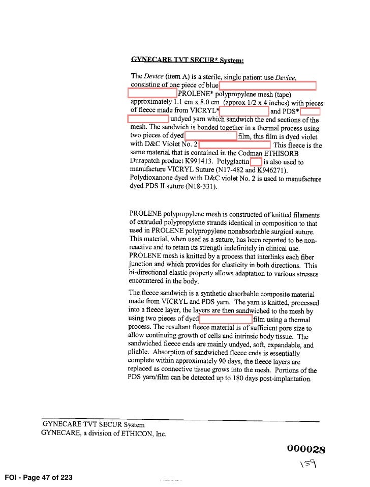 Fda 510 K Submission Redacted