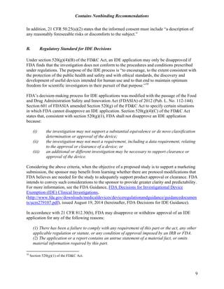 Final FDA guidance on Medical Devices and Risk Analysis | PDF