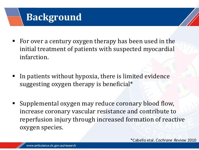 American Heart Avoid Study Air Versus Oxygen In St Elevation Myocard