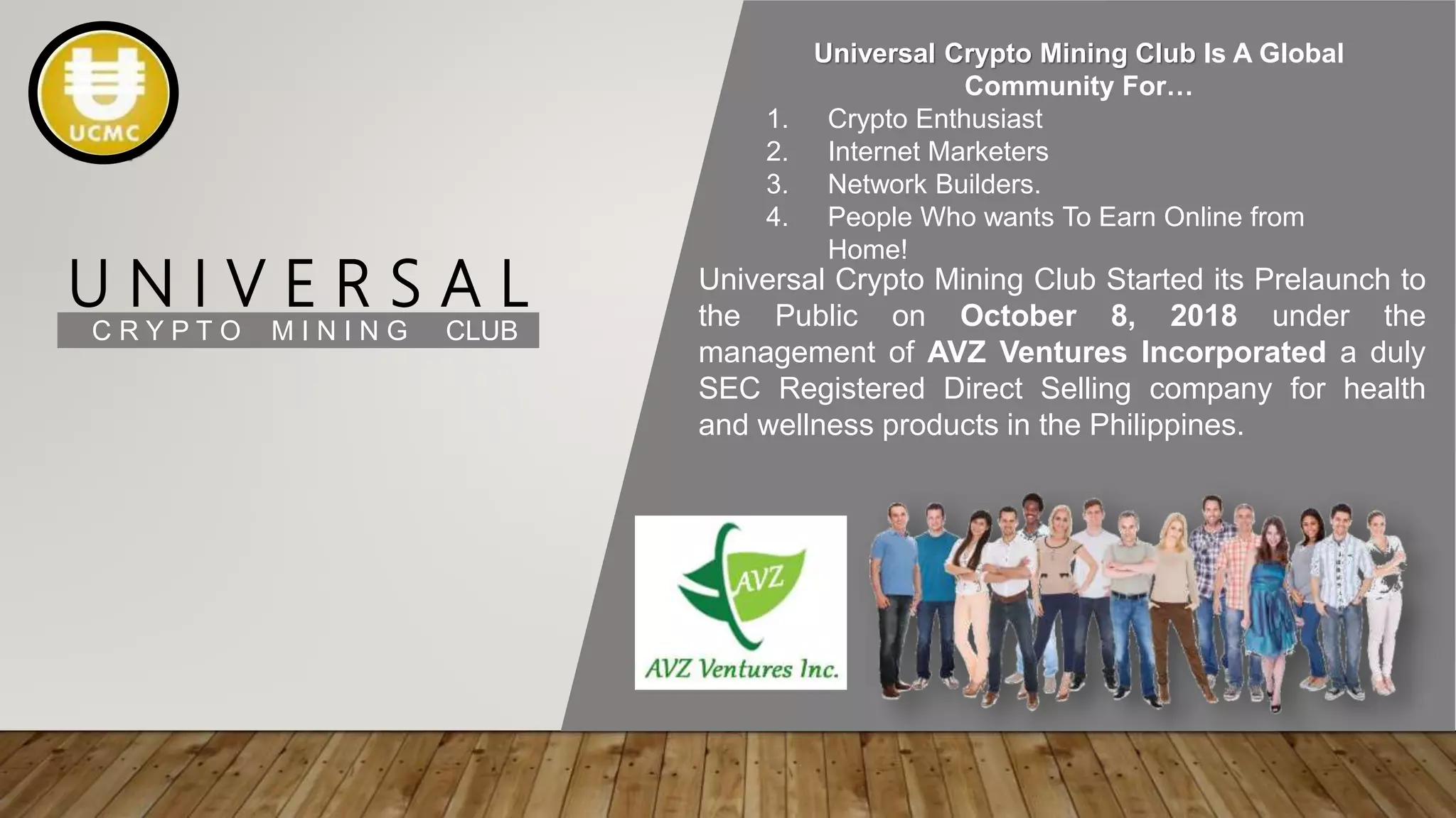 Universal Crypto Mining Club | PPTX