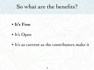 Intro to OpenStreetMap- UC Merced 4.22.09